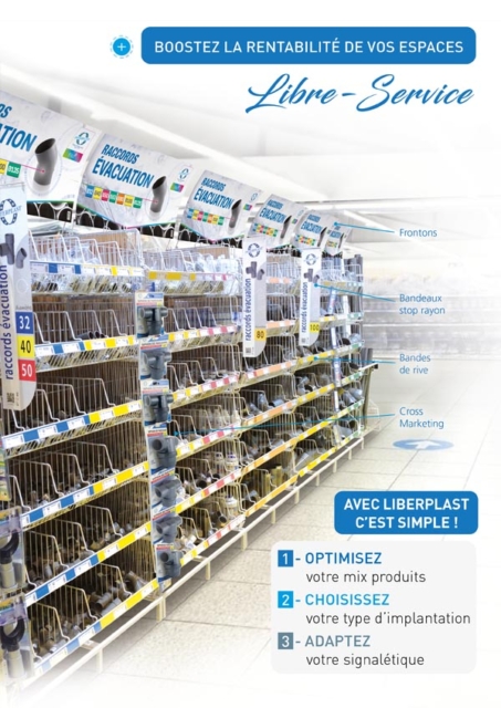 Image couverture brochure Liberplast - Concept linéaires libre-service 2019 - Interplast